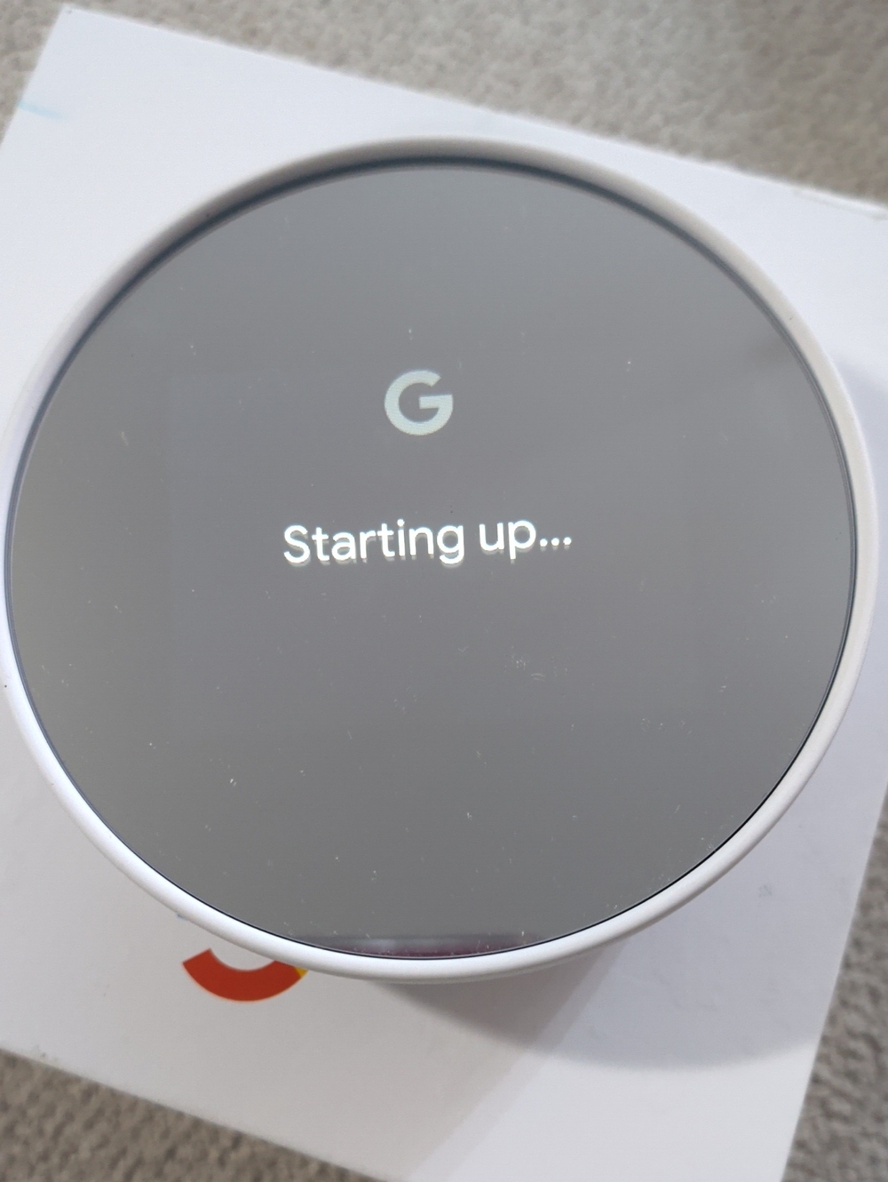 google Nest Thermostat - Snow Color
